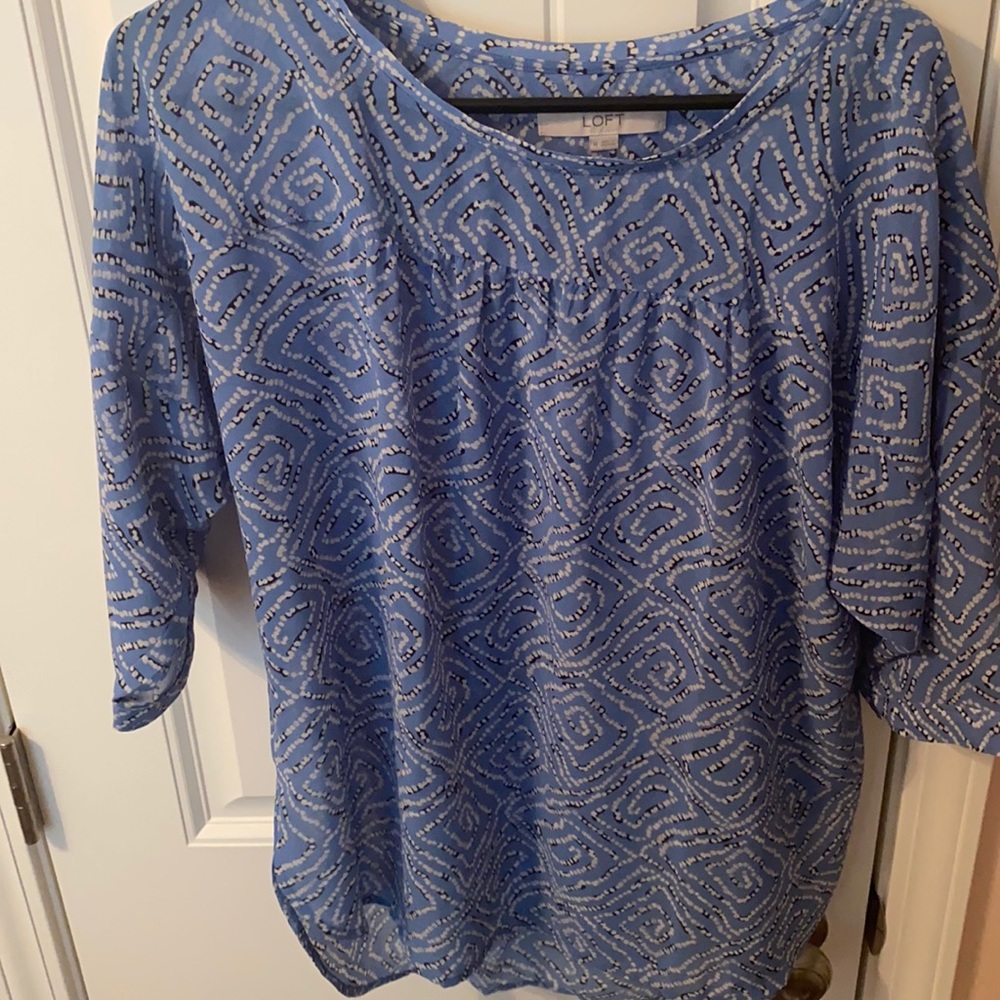 Loft chiffon top